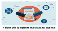 Điều khoản về sự bất khả kháng trong mua bán thương mại là gì?