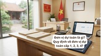 Đơn vị dự toán là gì? Quy định về đơn vị dự toán cấp 1, 2, 3, 4?