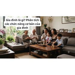Gia đình là gì? Phân tích các chức năng cơ bản của gia đình
