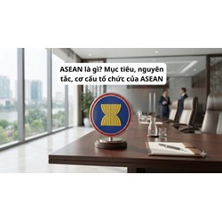 ASEAN là gì? Mục tiêu, nguyên tắc, cơ cấu tổ chức của ASEAN