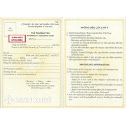 Người nước ngoài thường trú ở Việt Nam là gì? Quy định về cấp thẻ thường trú cho người nước ngoài ở Việt Nam?