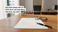 Quy định pháp luật về hình thức của hợp đồng, thể thức văn bản ?