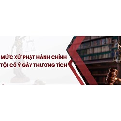 Mức phạt hành chính với tội cố ý gây thương tích?