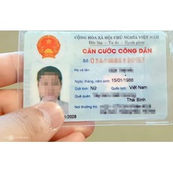 Thủ tục hành chính trong lĩnh vực cấp, quản lý thẻ Căn cước công dân