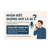 Quy định về nhận biết giọng nói trong tố tụng hình sự