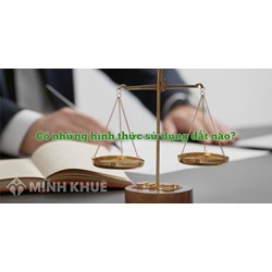 Hình thức sử dụng đất của doanh nghiệp có vốn đầu tư nước ngoài, tổ chức nước ngoài ?