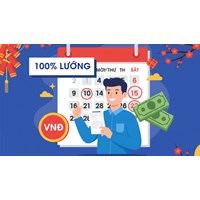 Cách tính tiền lương cho ngày nghỉ lễ, tết hưởng nguyên lương