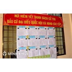 Quá trình lập danh sách cử tri theo quy định của Luật Bầu cử Đại biểu Quốc hội và Đại biểu HĐND?