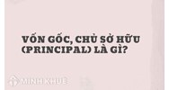Vốn gốc, chủ sở hữu (PRINCIPAL) là gì ?