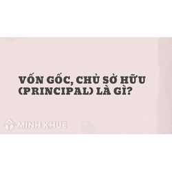 Vốn gốc, chủ sở hữu (PRINCIPAL) là gì ?