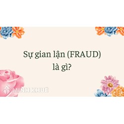 Sự gian lận (FRAUD) là gì ?