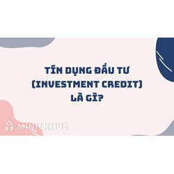 Tín dụng đầu tư là gì? Đặc điểm và lợi ích của tín dụng đầu tư