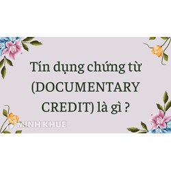 Tín dụng chứng từ (DOCUMENTARY CREDIT) là gì ?