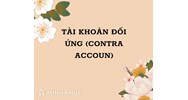 Tài khoản đối ứng (CONTRA ACCOUNT) là gì ?