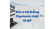 Rủi ro hệ thống là gì? Đặc điểm, phân loại rủi ro hệ thống
