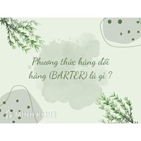 Phương thức hàng đổi hàng (BARTER) là gì ?