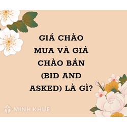 Giá chào mua và giá chào bán (BID AND ASKED) là gì ?
