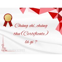 Chứng chỉ, chứng thư (CERTIFICATE) là gì? Có đặc trưng gì?