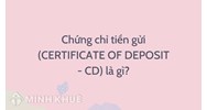 Chứng chỉ tiền gửi là gì? Certificate of deposit nghĩa là gì?
