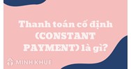 Thanh toán cố định là gì? CONSTANT PAYMENT nghĩa là gì?
