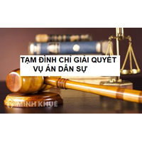 Tạm đình chỉ giải quyết vụ án dân sự theo quy định mới nhất