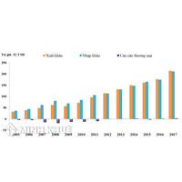 Cơ cấu thị trường xuất khẩu, nhập khẩu hàng hóa của Việt Nam giai đoạn 2008 - 2018