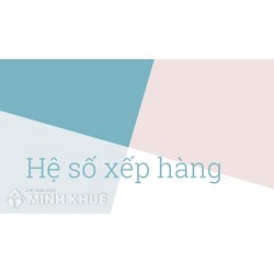 Hệ số xếp hàng (Stowage factor) là gì ?