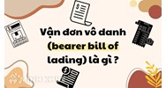 Vận đơn vô danh là gì? Bearer bill of lading nghĩa là gì?