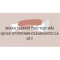 Hoàn thành thủ tục hải quan (Customs clearance) là gì?