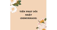 Tiền phạt dôi nhật (Demurrage) là gì ?