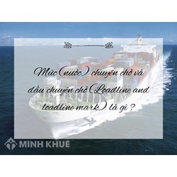 Mức (nước) chuyên chở và dấu chuyên chở (Loadline and loadline mark) là gì ?