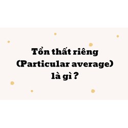 Tổn thất riêng (Particular average) là gì ?