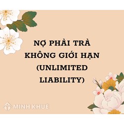 Nợ phải trả không giới hạn (UNLIMITED LIABILITY) là gì ?