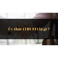Ủy thác (TRUST) là gì ?