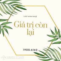 Giá trị còn lại (RESIDUAL VALUE) là gì ?