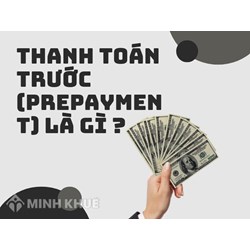 Thanh toán trước (PREPAYMENT) là gì ?