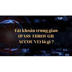 Tài khoản trung gian (PASS-THROUGH ACCOUNT) là gì ?