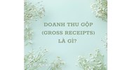 Doanh thu gộp là gì? Gross Receipts là gì?