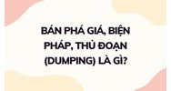 Bán phá giá, biện pháp, thủ đoạn (dumping) là gì ?