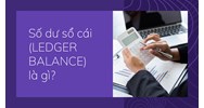 Số dư sổ cái (LEDGER BALANCE) là gì ?
