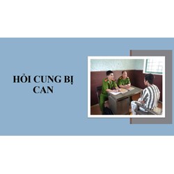 Biên bản hỏi cung bị can gồm những nội dung gì? Quy định về việc lập Biên bản hỏi cung bị can