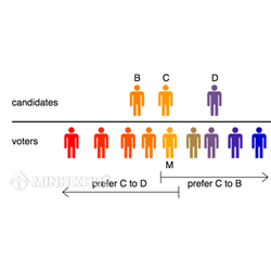 Định lý cử tri trung bình (Median voter theorem)
