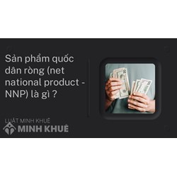 Sản phẩm quốc dân ròng (net national product - NNP) là gì ?