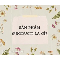 Sản phẩm (product) là gì ?