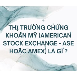 Thị trường Chứng khoán Mỹ (American Stock Exchange - ASE hoặc AMEX) là gì ?