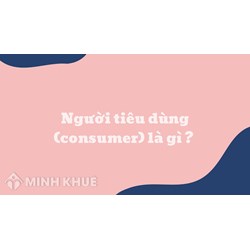 Người tiêu dùng là gì? Người tiêu dùng Tiếng Anh là gì?