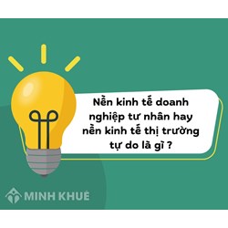 Nền kinh tế doanh nghiệp tư nhân hay nền kinh tế thị trường tự do là gì?