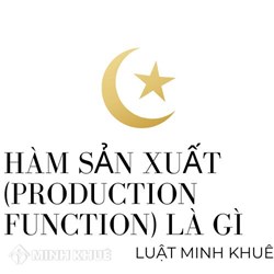 Hàm sản xuất (production function) là gì ?