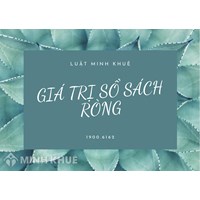 Giá trị sổ sách ròng (net book value) là gì ?