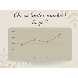 Chỉ số (index number) là gì? Đặc điểm, vai trò chỉ số index